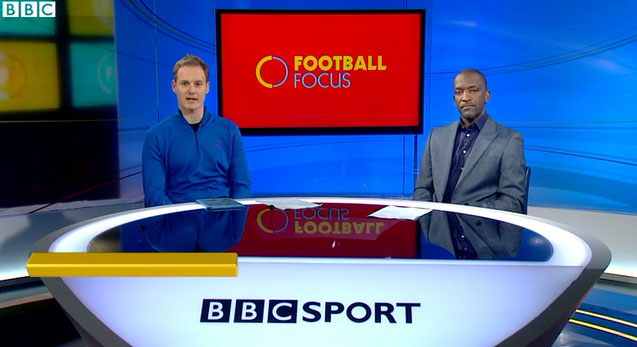 POWELLY FEATURES ON BBC WORLD NEWS FOOTBALL FOCUS